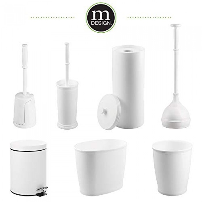 Plastic Free Standing Toilet Paper Holder Canister Storage Home Kitchen Supply Home Improvement Plumbing Fixtures